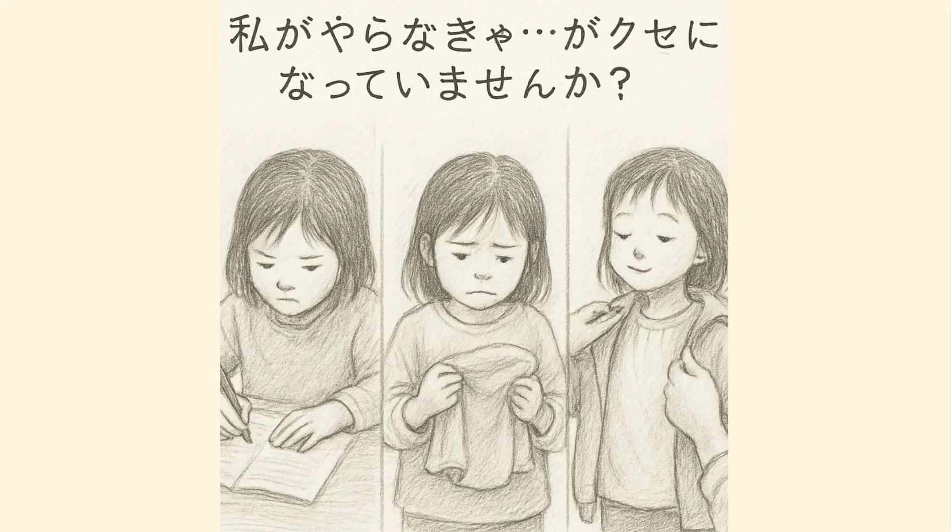 「私がやらなきゃ…」が、当たり前になっていませんか？｜大阪・岸和田市のオンライン育児相談