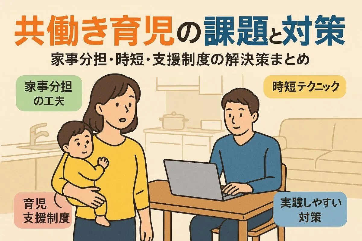 育児と共働きの現実と課題を徹底解説｜家事分担や時短テクニック・支援制度の活用法まで解決策を網羅