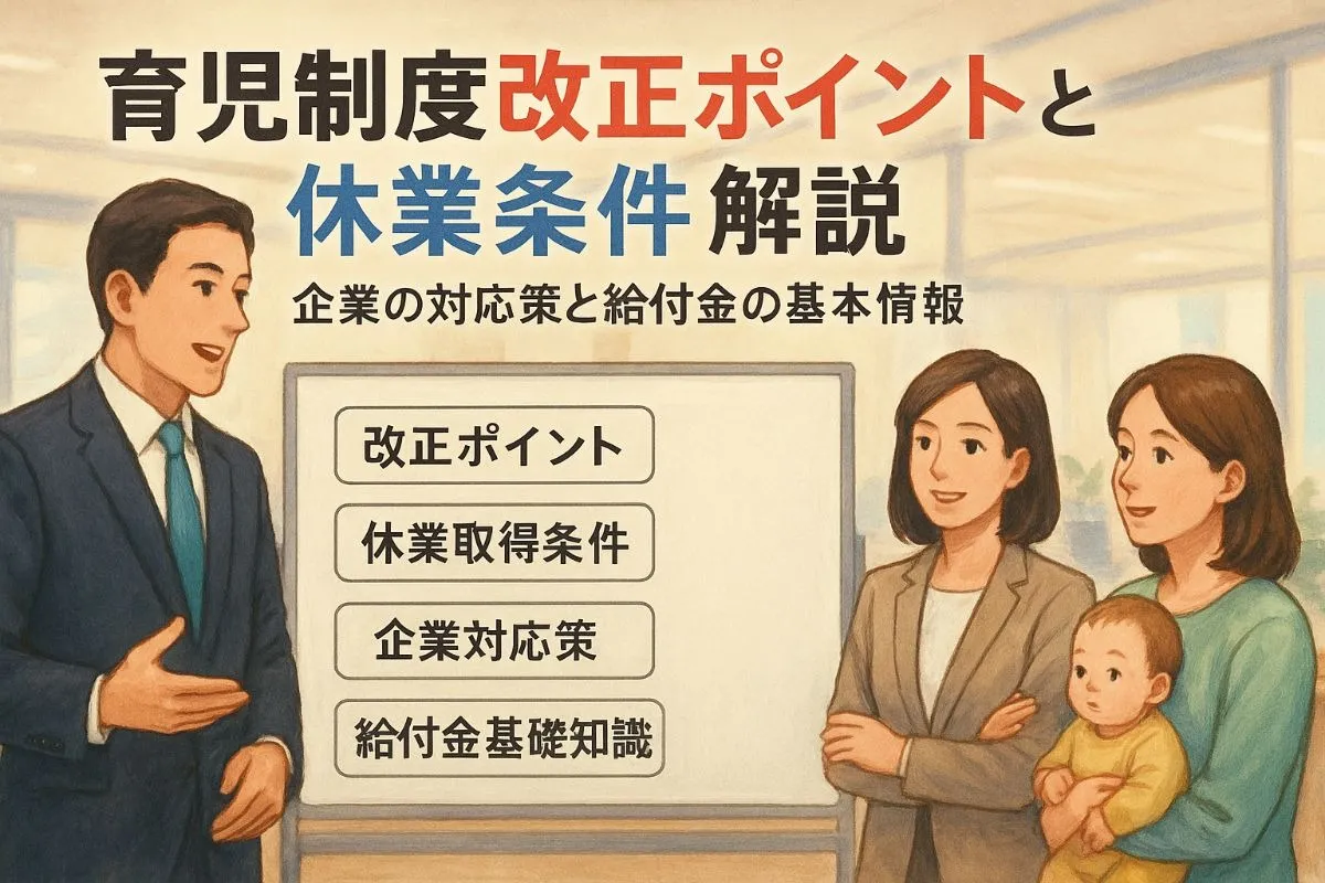 育児制度の改正ポイントと休業取得条件を徹底解説！企業の対応策と給付金の基礎知識も網羅