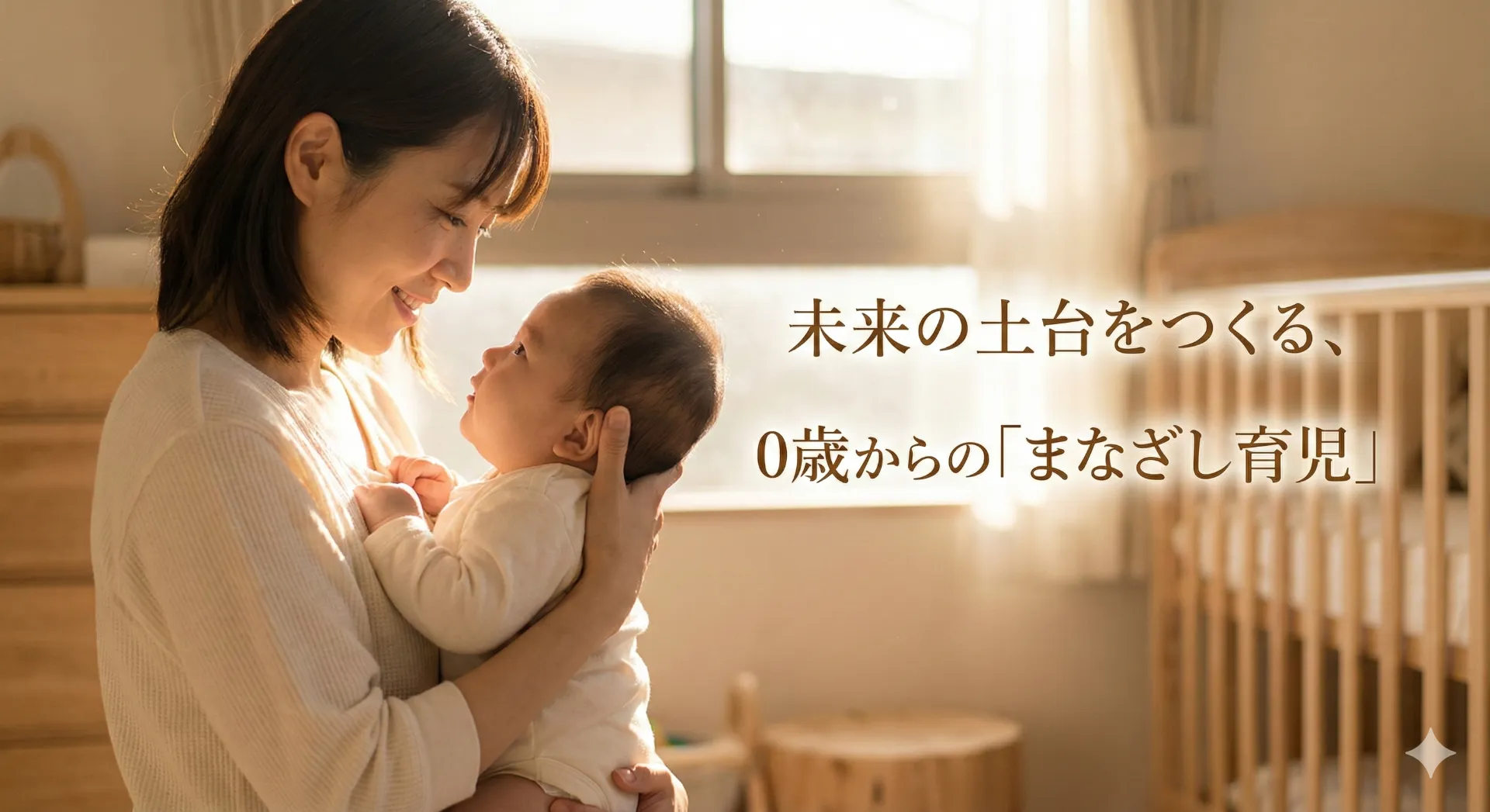 0歳児からの「まなざし」育児｜赤ちゃんの心と未来の土台を作る4つの秘訣